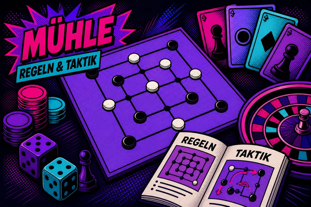 Mühle: Regeln und Taktik