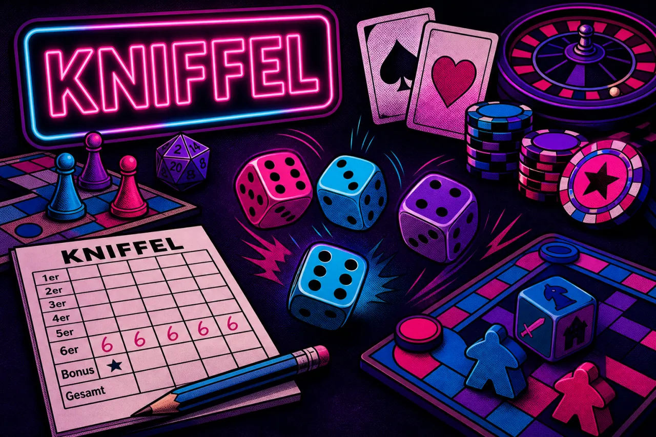 Kniffel-Vorlage: Kniffelblock zum Ausdrucken